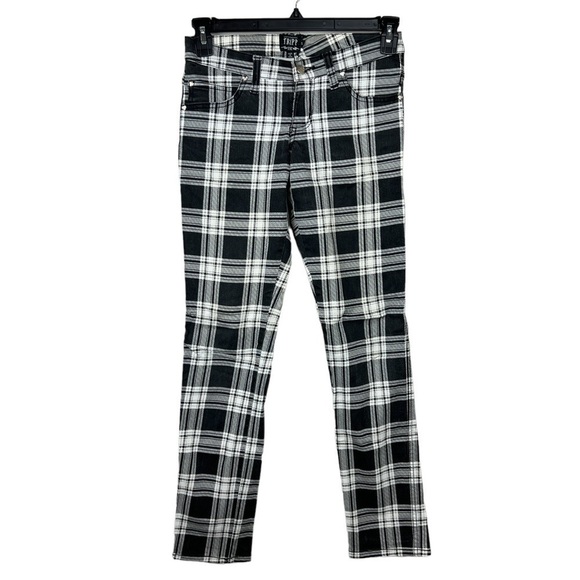 Tripp NYC Plaid Black White Pants - Picture 1 of 7
